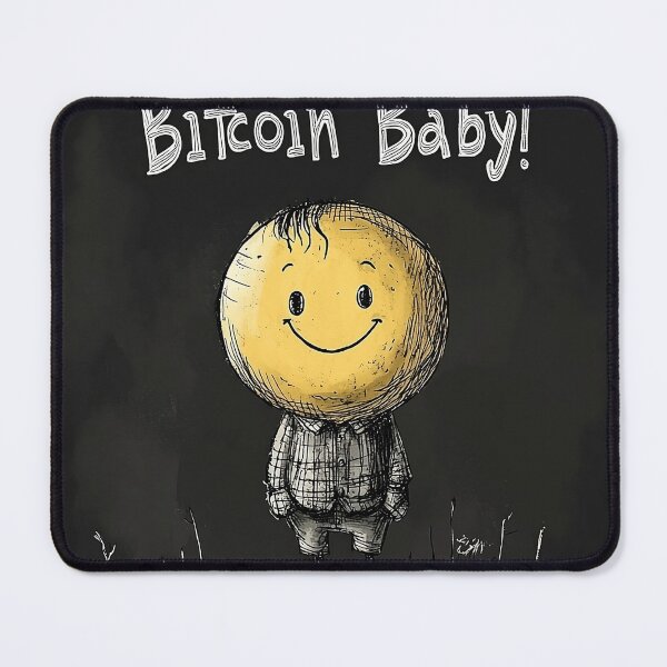 Item preview, "Born to HOLD Bitcoin Baby!" designed and sold by HUMAN FIRST.
