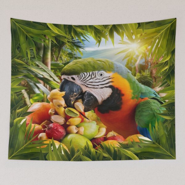 Item preview, Loros y comida designed and sold by Collection de trésors .