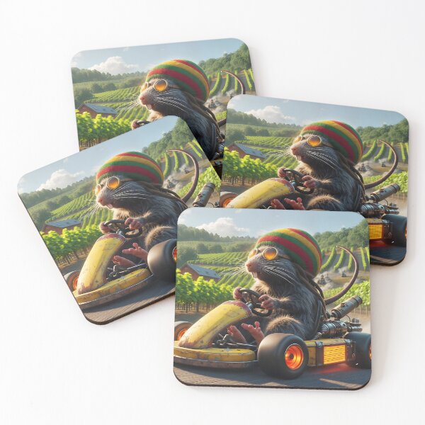 Item preview, Kart racing - rasta field mouse designed and sold by Nopasaran-Tsin.