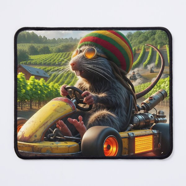 Item preview, Kart racing - rasta field mouse designed and sold by Nopasaran-Tsin.