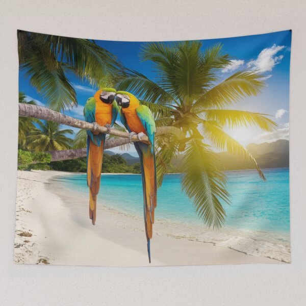 Item preview, Perroquets et Paysages Exotiques designed and sold by Collection de trésors .