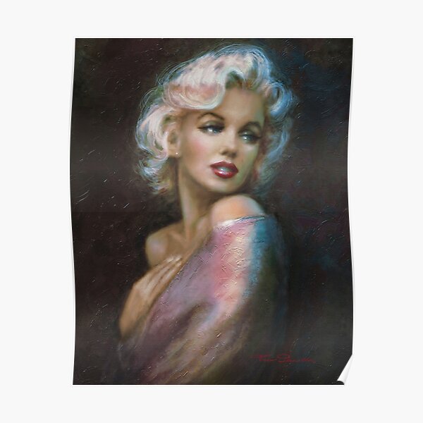 Theos Marilyn WW Blue Poster