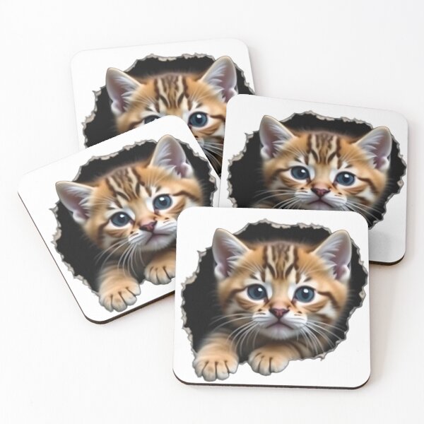 Item preview, 3D Hole Cat T-Shirt designed and sold by PM.