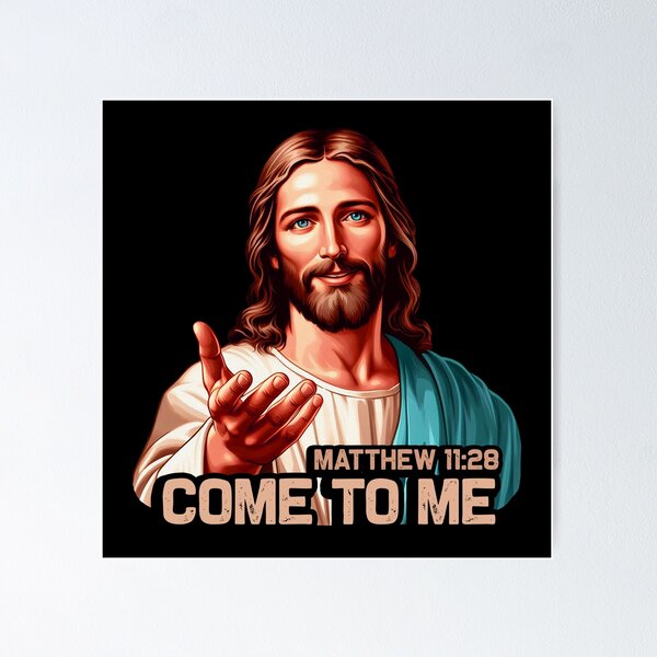 Item preview, Matthew 11:28 Come To Me designed and sold by plushism.
