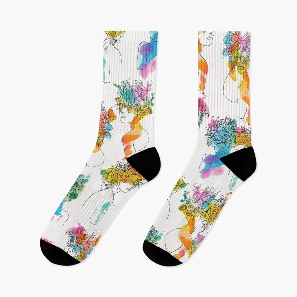Item preview, Women have Beautiful Minds - Floral Watercolour designed and sold by Inky Paige.