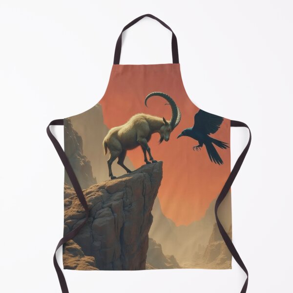 Item preview, Goat v Raven designed and sold by HabitableMoons.