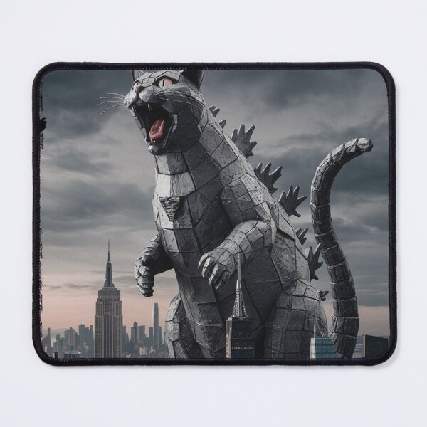 Item preview, CATZILLA: Urban Colossus - Detailed Monster Cat Design designed and sold by Damcoc.