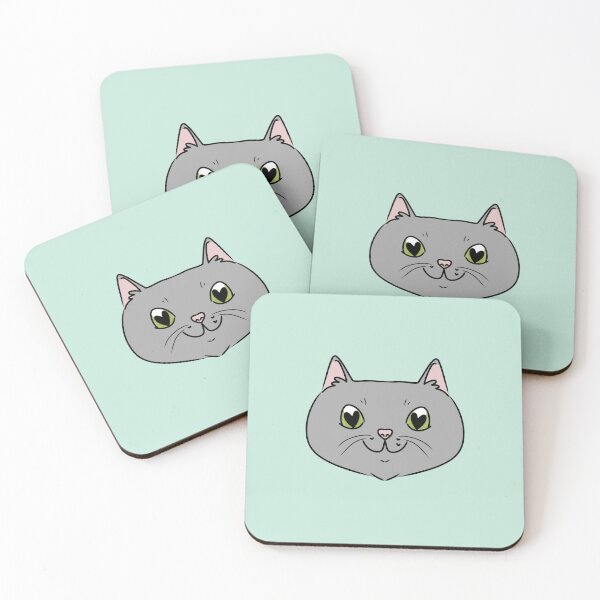 Item preview, Cute Grey Cat designed and sold by HugSomeNettles.