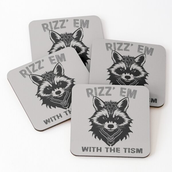 Item preview, Rizz em with the tism Meme'' BLACK'' Apparel  T-shirt designed and sold by F.Rouni.