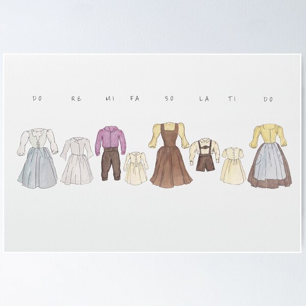 Item preview, Sound of Music art designed and sold by MusefulArtCo.