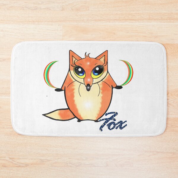 Item preview, Rainbow fox  designed and sold by Shirley cute art .