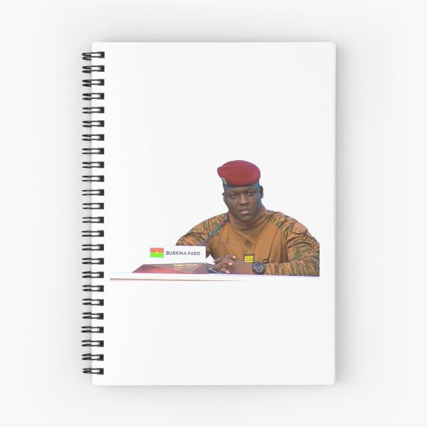 Item preview, Ibrahim Traore, President of Burkina Faso designed and sold by ArtistrySky.