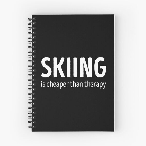 Item preview, Skiing Is Cheaper Than Therapy Funny Skiing Lover designed and sold by RareBunny.
