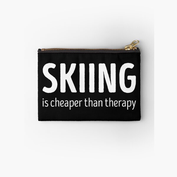 Item preview, Skiing Is Cheaper Than Therapy Funny Skiing Lover designed and sold by RareBunny.