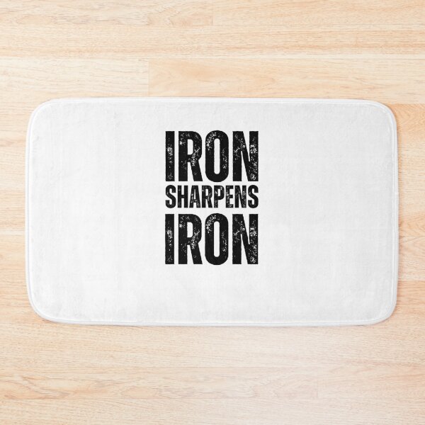 Item preview, Iron Sharpens Iron Christian Weight Lifter cool gym designed and sold by snowry.