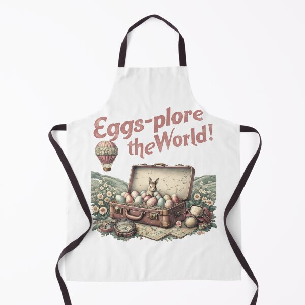 Item preview, Eggs-plore the World, Easter Spring Holiday designed and sold by ZerotwoStudio.