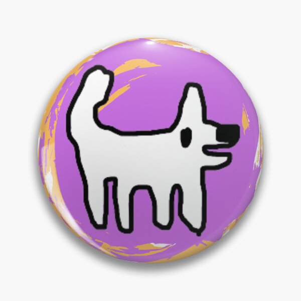 Item preview, Crappy Dog swirly sticker - simple fun designed and sold by TheRubberOnion.