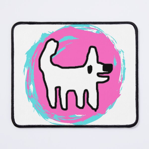 Item preview, Crappy Dog swirly sticker - simple fun designed and sold by TheRubberOnion.