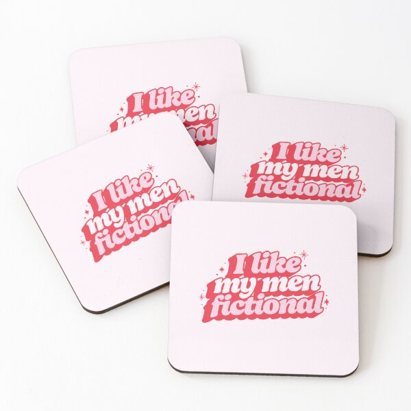 Item preview, I Like My Men Fictional designed and sold by katreadsitshop.