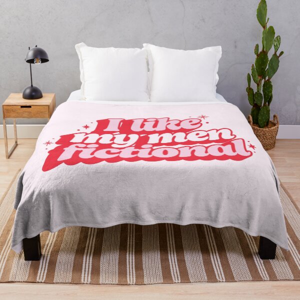 Item preview, I Like My Men Fictional designed and sold by katreadsitshop.