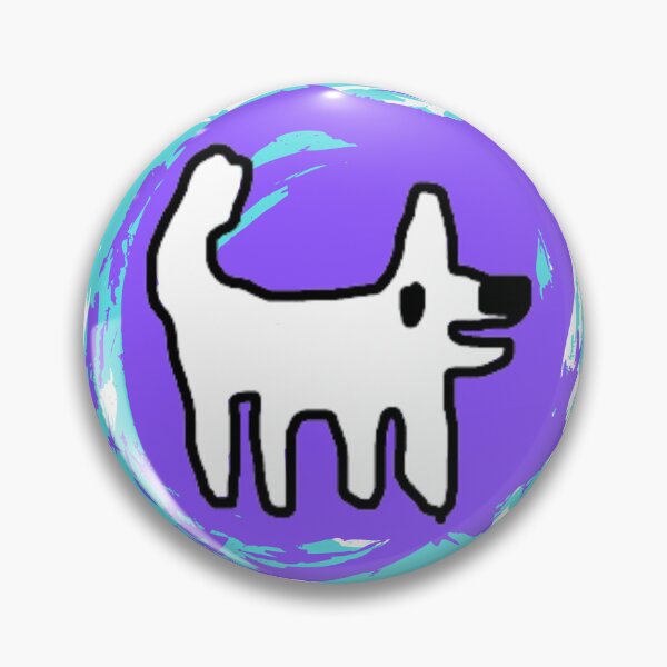 Item preview, Crappy Dog / Happy dog swirly sticker fun designed and sold by TheRubberOnion.