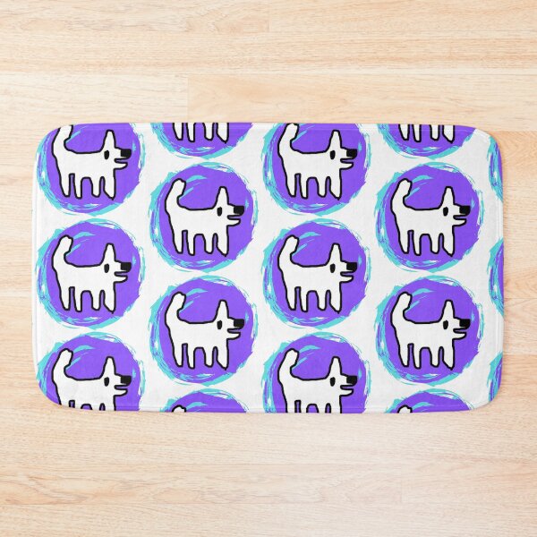Item preview, Crappy Dog / Happy dog swirly sticker fun designed and sold by TheRubberOnion.
