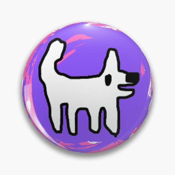 Item preview, Crappy Dog / Happy dog swirly sticker fun designed and sold by TheRubberOnion.