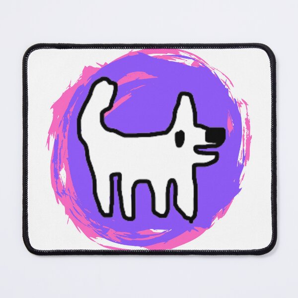 Item preview, Crappy Dog / Happy dog swirly sticker fun designed and sold by TheRubberOnion.