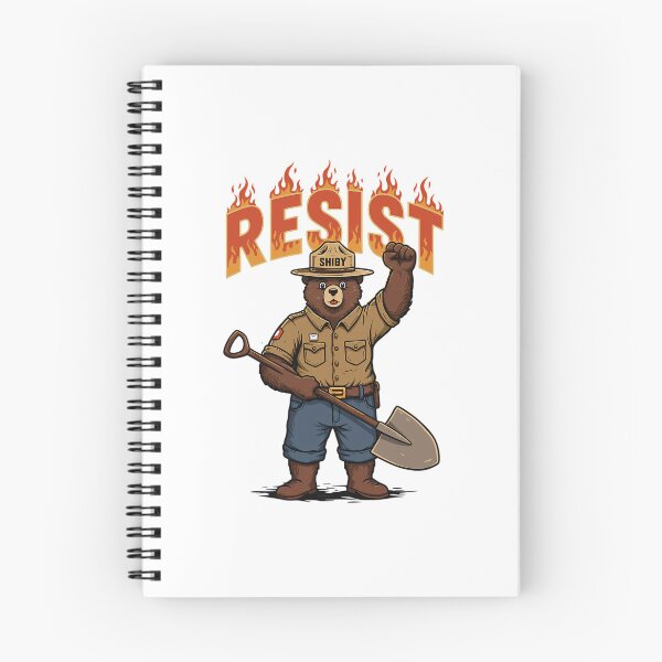 Item preview, Resist Bear Save Our Parks National Forest Service designed and sold by GrulkeNedrow.