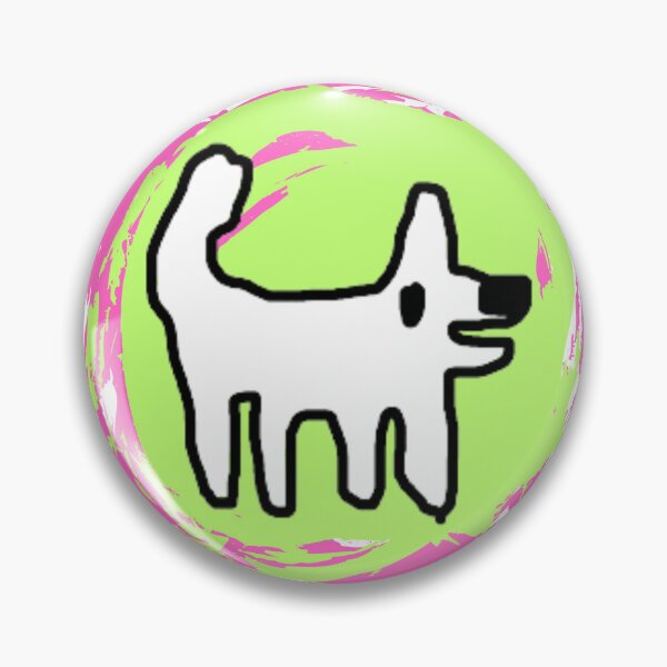 Item preview, Happy dog / Crappy dog - swirly sticker fun designed and sold by TheRubberOnion.