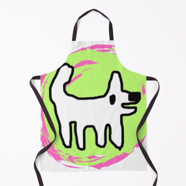 Item preview, Happy dog / Crappy dog - swirly sticker fun designed and sold by TheRubberOnion.