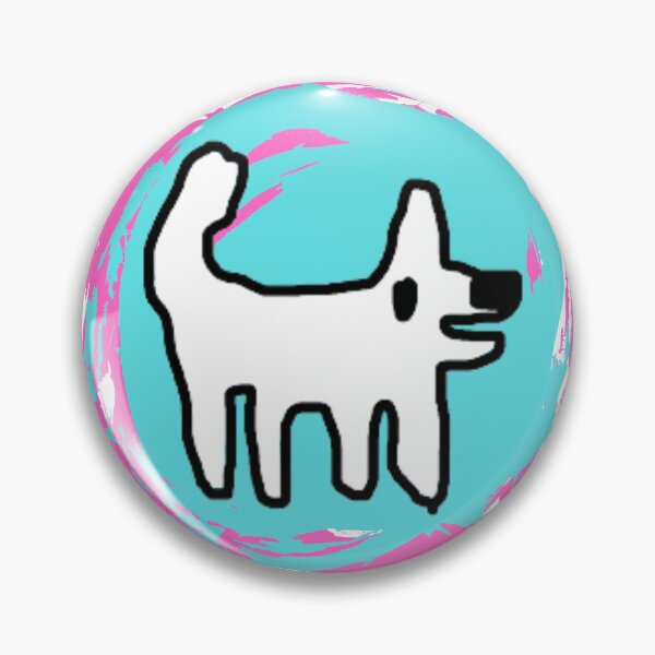 Item preview, Happy dog / Crappy dog - swirly sticker fun designed and sold by TheRubberOnion.