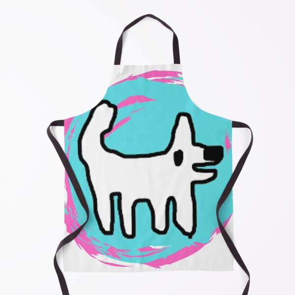 Item preview, Happy dog / Crappy dog - swirly sticker fun designed and sold by TheRubberOnion.