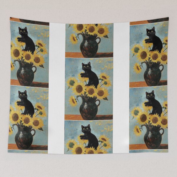 Item preview, Floral arranging cat designed and sold by MendaciousMina.