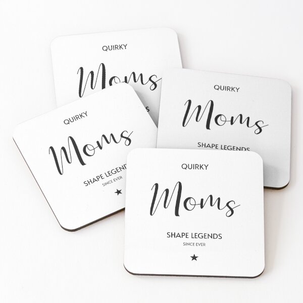 Item preview, Quirky Moms Shape Legends – Since Ever, Unique designed and sold by villacreativa.