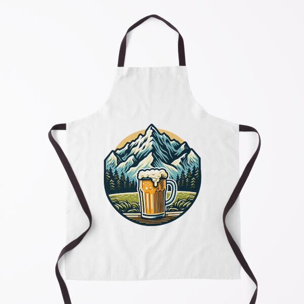 Item preview, mountain peaks beer Alps designed and sold by Slowerblue.