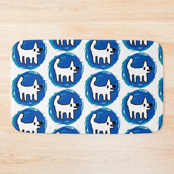 Item preview, Happy dog / Crappy dog - swirly sticker fun designed and sold by TheRubberOnion.