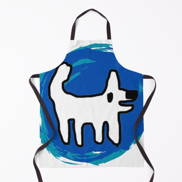 Item preview, Happy dog / Crappy dog - swirly sticker fun designed and sold by TheRubberOnion.