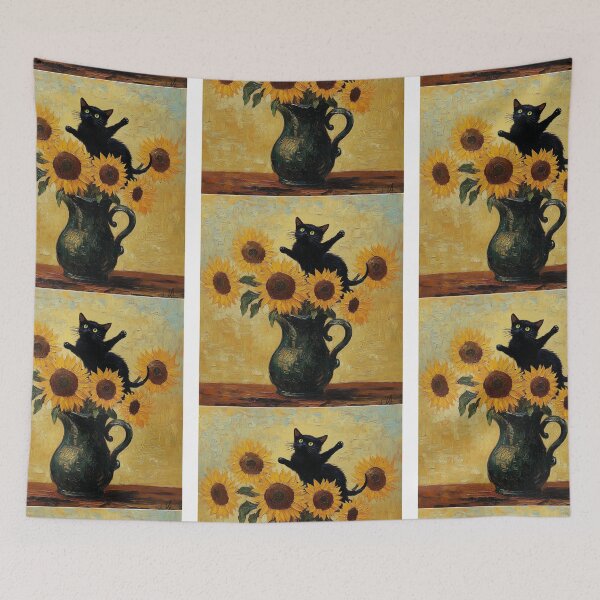 Item preview, Floral arranging cat designed and sold by MendaciousMina.
