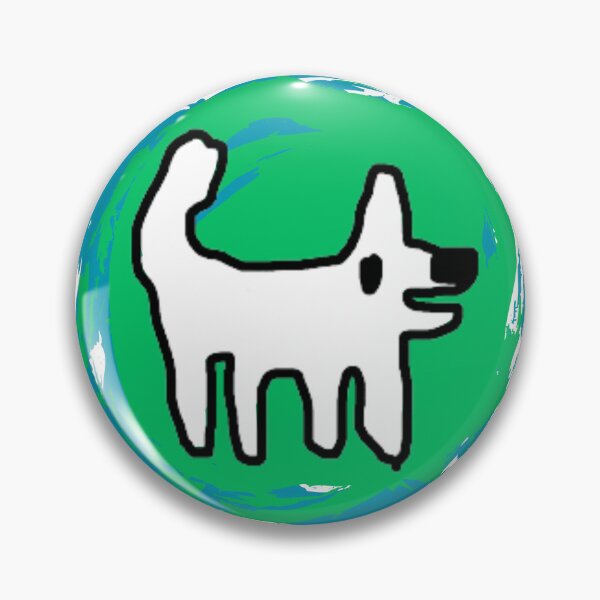 Item preview, Happy dog / Crappy dog - swirly sticker fun designed and sold by TheRubberOnion.