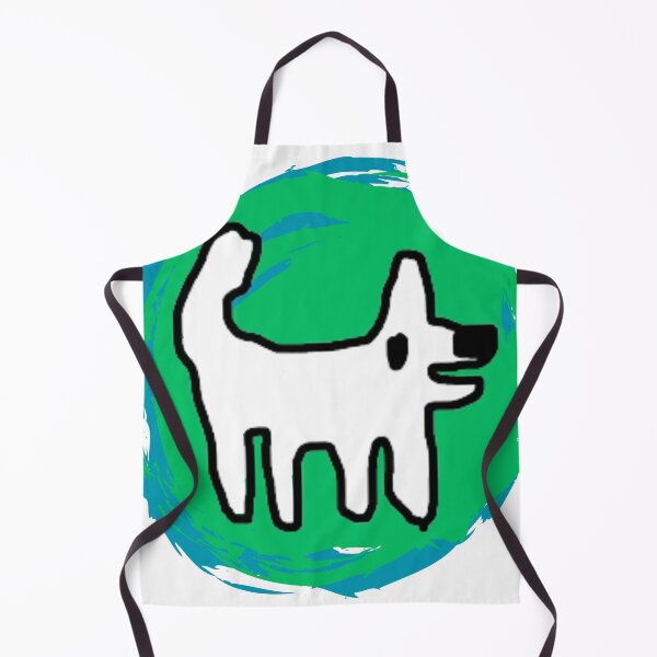 Item preview, Happy dog / Crappy dog - swirly sticker fun designed and sold by TheRubberOnion.