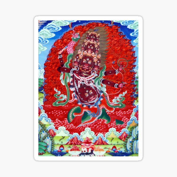 Aperçu de l'œuvre Rahula Bouddhiste Protecteur Divinité des Planètes créée et vendue par Onodera.