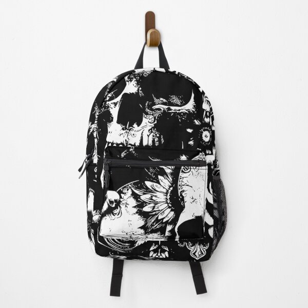 Item preview, Gothic Bloom – A Darkly Elegant Fusion of Skulls and Florals designed and sold by tineldesign.