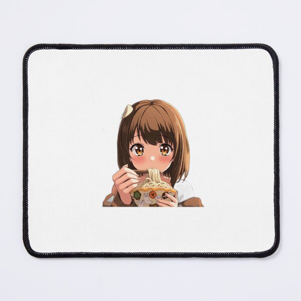 Item preview, Anime Girl Eating Ramen stickers, magnets and merch designed and sold by clip-merch.