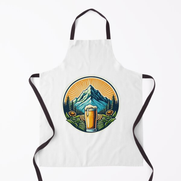 Item preview, mountain peaks beer Alps designed and sold by Slowerblue.