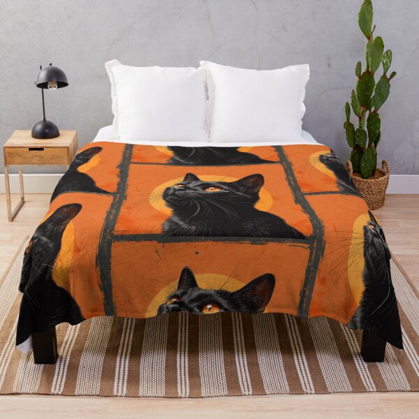 Item preview, Black cat designed and sold by MendaciousMina.