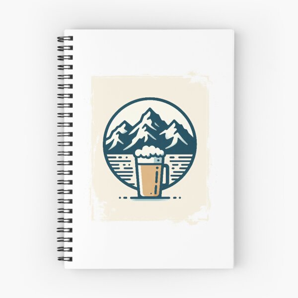 Item preview, mountain peaks beer Alps designed and sold by Slowerblue.