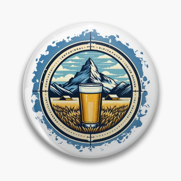 Item preview, mountain peaks beer Alps designed and sold by Slowerblue.