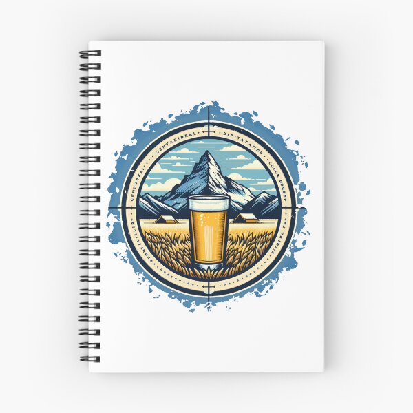 Item preview, mountain peaks beer Alps designed and sold by Slowerblue.