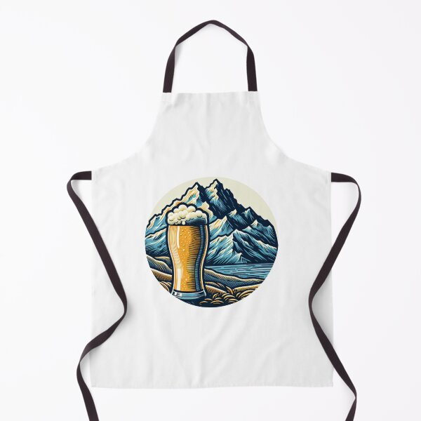 Item preview, mountain peaks beer Alps designed and sold by Slowerblue.
